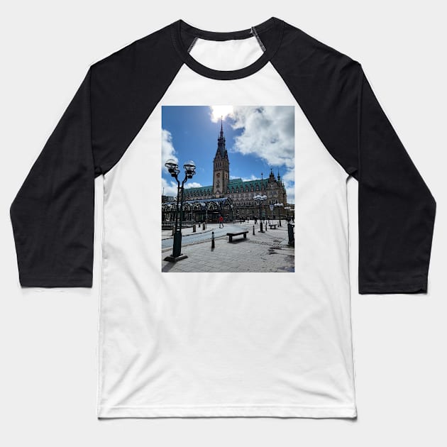 Hamburg - Germany Baseball T-Shirt by Dicaribe